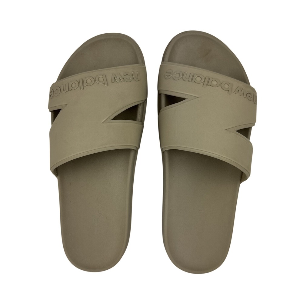 New Balance 200N Slides Women's 10 Nude Tan Sandals Stoneware Slip On
